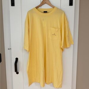 Nautica Men's Soft Yellow Short Sleeve Tee